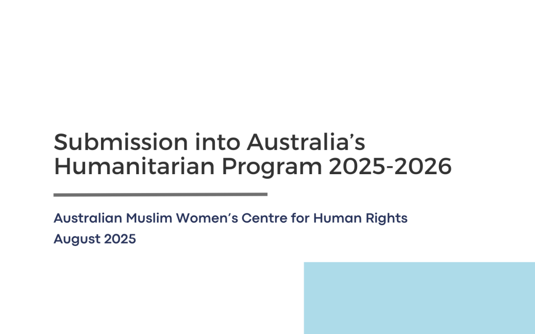 Submission into Australia’s Humanitarian Program 2025-2026